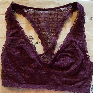 Victoria's Secret lace racer back bralette